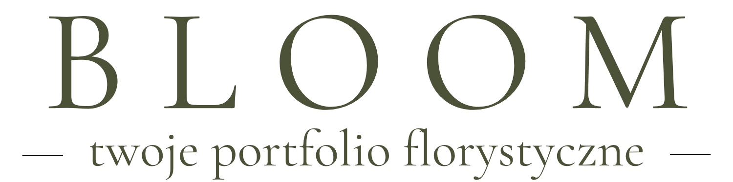 Bloom - Wizytówka i portfolio dla florystów
